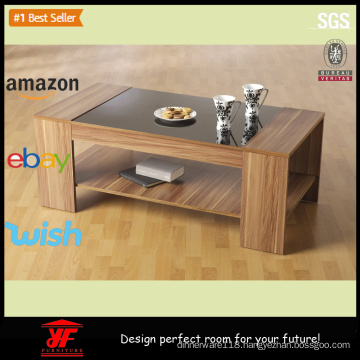 Contemporary Center Wood Tea and Coffee Table